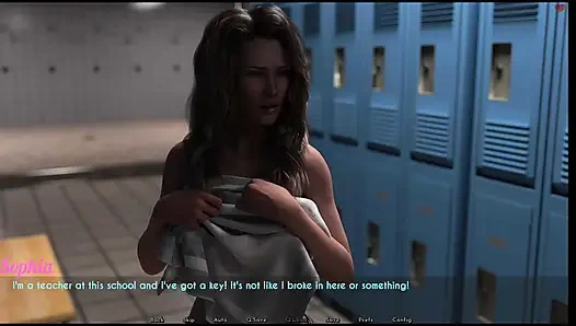 Dylan wollte duschen, wo Sophia badete, ging zur gemeinsamen dusche, er bekam einen großen schwanz