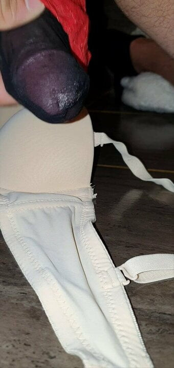 Stocking ,bra combo cum.