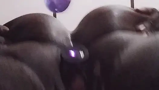 Having fun with my new toys