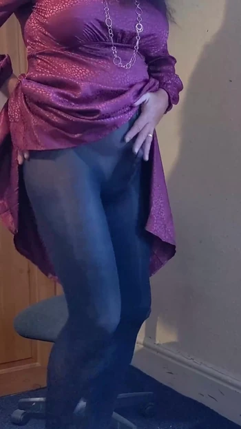 Memorable moment from "Cum in Tights"