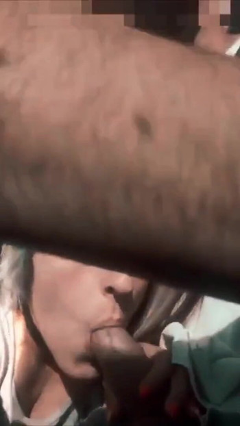 Iconic moment from "I suck horny cock in the car"