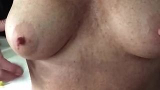 Wife tits. Nipples