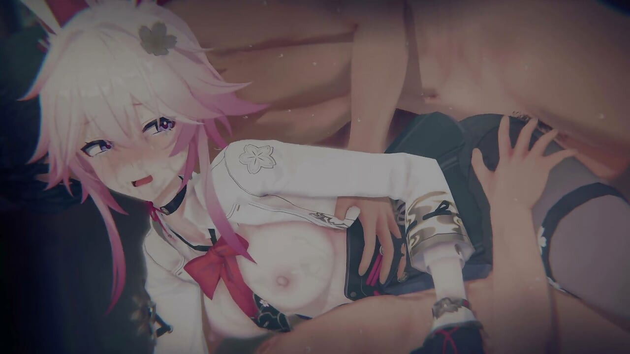 Honaki Star Rail - Ahas Cruel Joke Evanescia Broken POV Sandwich DP Tied up 4k60fps