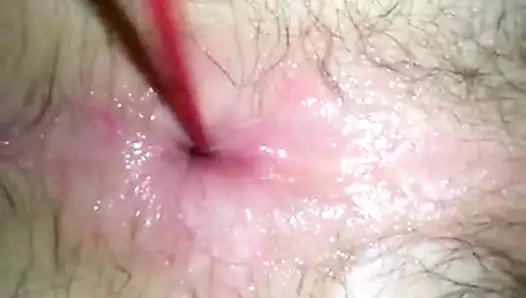 Oyuncak ve top yakın çekim ile benim sıkı kıçımı memnun