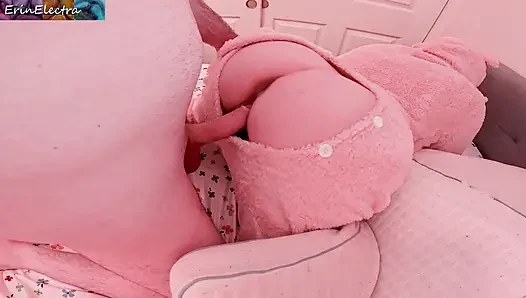 Stepbrother and stepsister playing around and having sex before trick or...