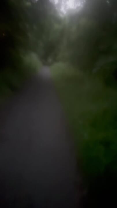 Risky nude walk from one parking space to the other half hour away stopped filming when fishmen caught me