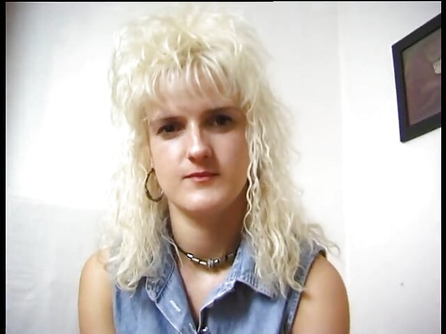 Blonde german MILF in solo act
