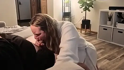 Early Morning Orgasm Big Tits Bouncing on Cock