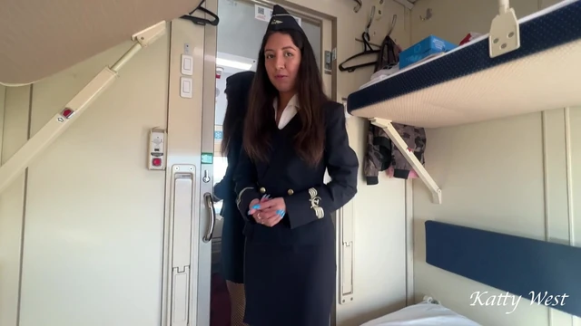 I Called the Conductor on the Train to My Compartment and Fucked While She Was on a Break
