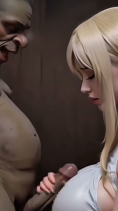 4k - The sexual encounter between the Windwalker, the elf girl and the ugly green goblin, the perfect oral sex, | Clip 1