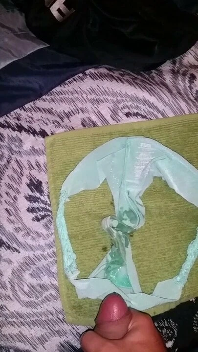 Huge Cumshot on some Panties