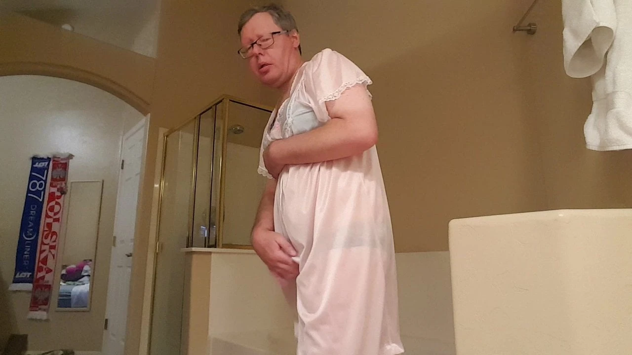 Travestie in lingerie