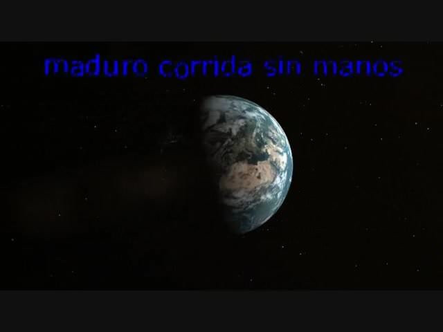 maduro corrida sin manos