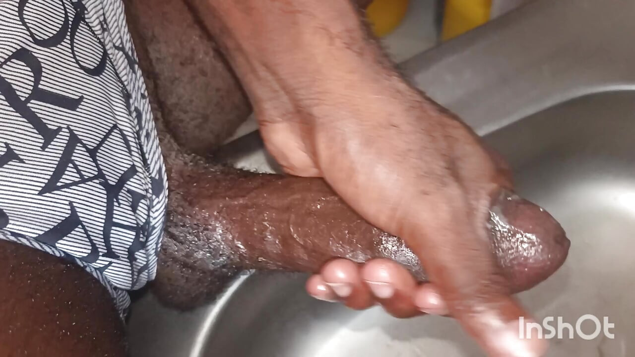 Hairy gay men handjob cum