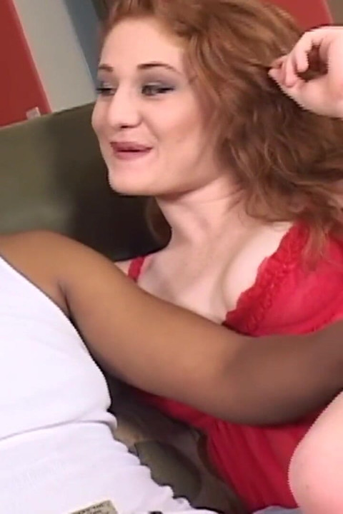 Ginger beauty gets her pussy slammed by her ebony gf