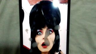 Cum tribute #1 to Elvira cosplayer
