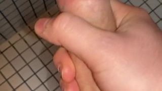 Teen cumshot in the morning