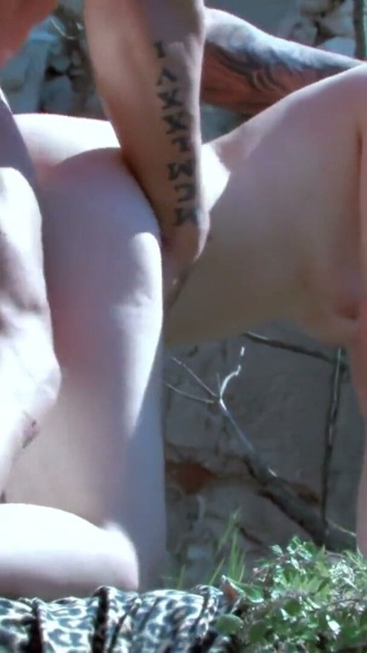 French blonde babe Lillian Love tries Rob Diesel's  huge cock in her ass and pussy  in this outdoor video | Clip 3