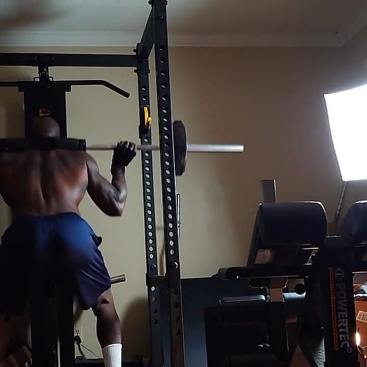 Leg Day Workout from yesterday Jeremiah McPherson aka Hallelujah Johnson