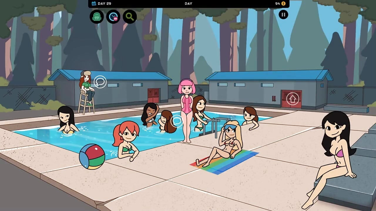 Camp Pinewood Sexy Stephanie Daphne Starfire & Judy by Loveskysan69