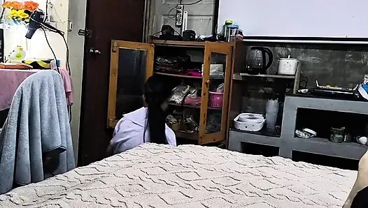 Bakış açısı Taylandlı öğrenci nong cherry (sahne arkası)