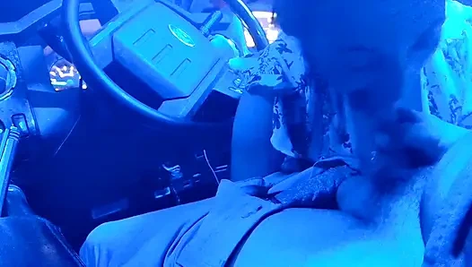Blowjob in My Truck Cum in Mouth