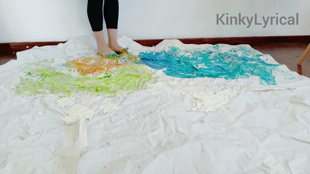 Foot Art - Ζωγραφική με τα πόδια