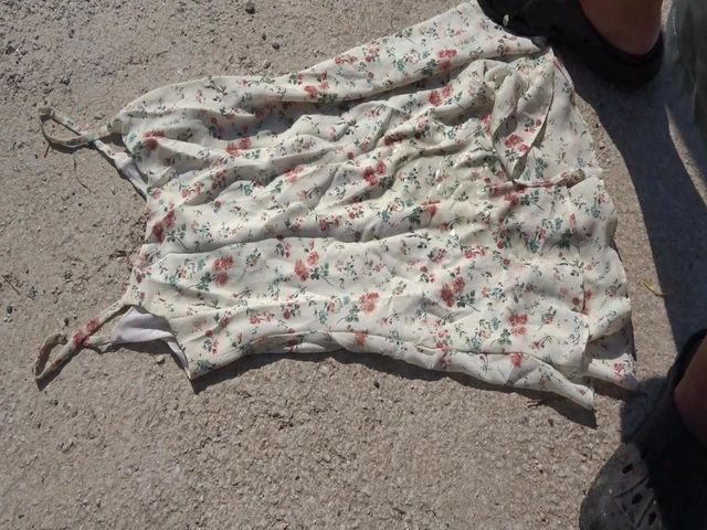 piss on floral 12 dress