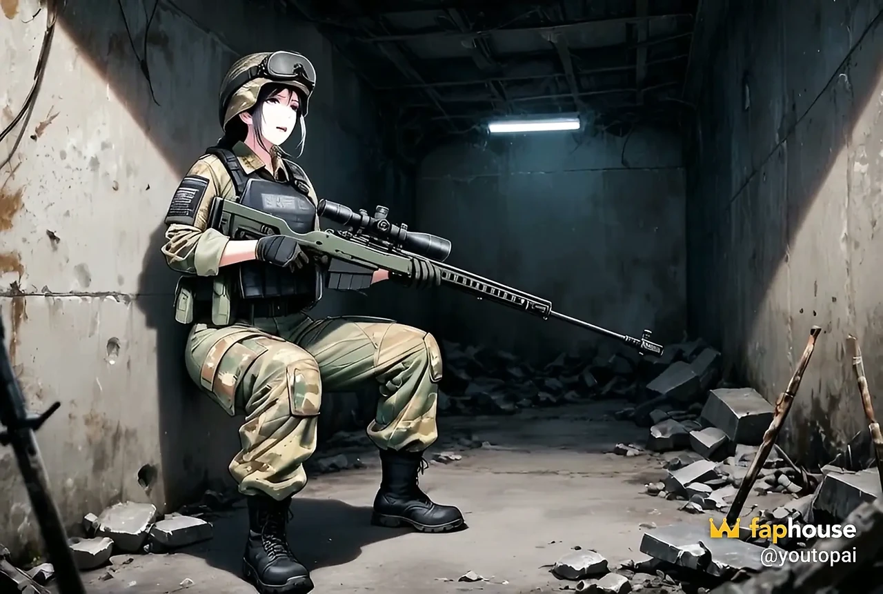 Military Girl Realized Love Is Better Than War - Hard Fuck in the Ai Combat Zone