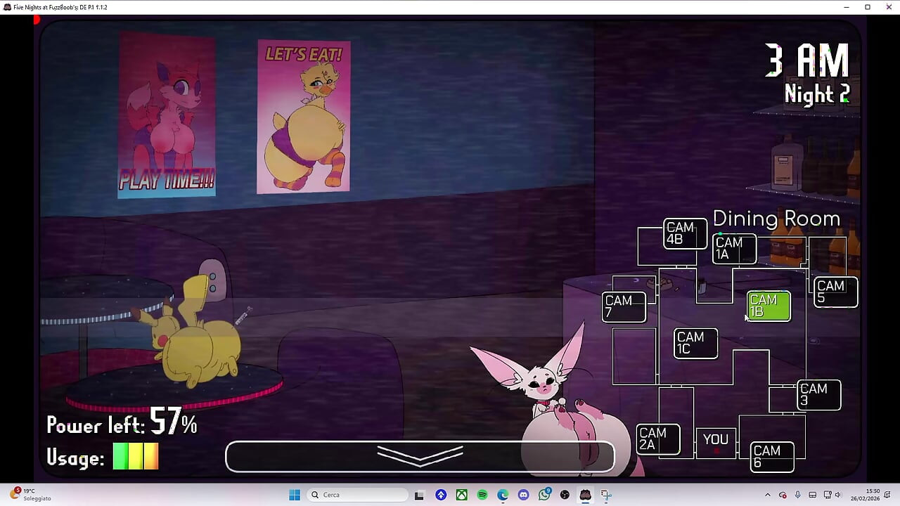 Five nights at FuzzBoob's part 1
