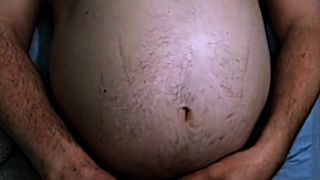 Daddy has a ball belly and navel fetish