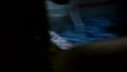 Anisha masturbates while wearing batik cloth