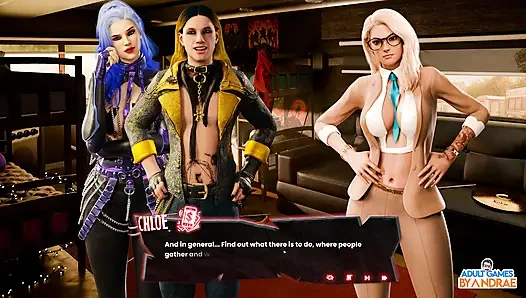 Sex, Sin & Rock'n'Roll Gameplay Part 1 - Van Crash, Motel Stop & A Strange New Beginning