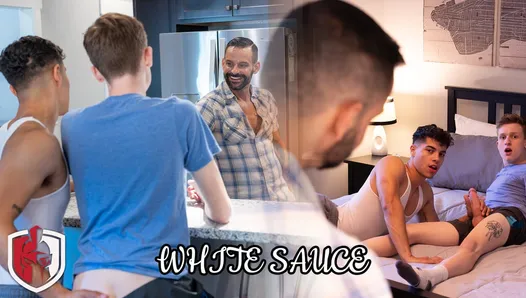 White Sauce - David Benjamin Has His Stepson Jordan's Friend Over for Dinner and Some Studying Anatomy - David Catches Them