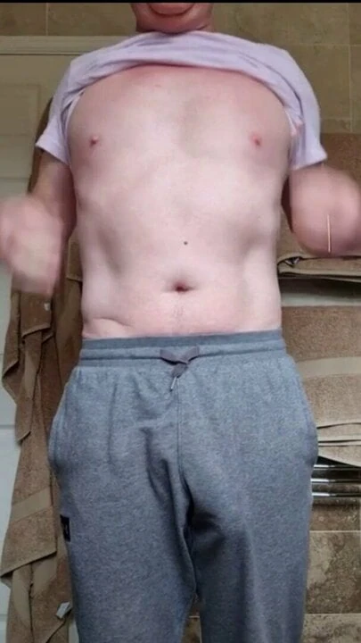 Big cock grandpa undresses