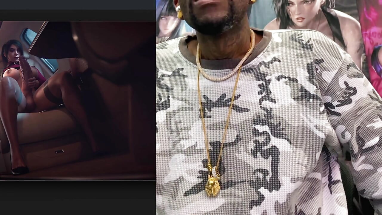 متحولة جنسيا سمينة آدا وونغ تتأرجح وتقذف في جميع أنحاء طائرتها الخاصة