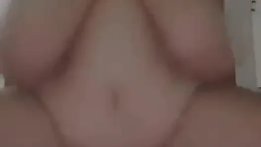 Dildo Riding and Tit Clapping