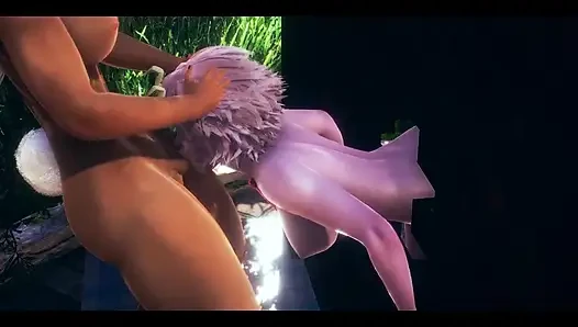 My Hero Academia Hentai - Mina Ashido Blowjob and Fucked Through a Wall ...