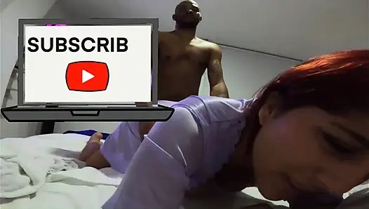 Terli sırılsıklam ateşli kız arkadaşına arkadan çekim yaptı ve onu domaltarak yüksek sesle inleyerek o kaltak götüne tokat attı - jhodez1