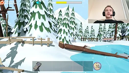 Fuckerman Winter Lovers - оттрахал сочную женщину в игру