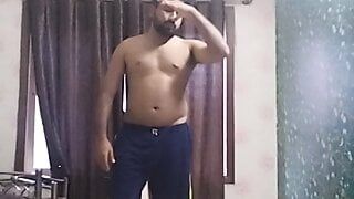 Indian boy workout