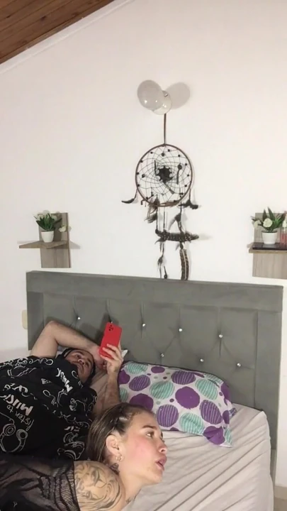 I get on top of my boyfriend and make him come inside me | Clip 1