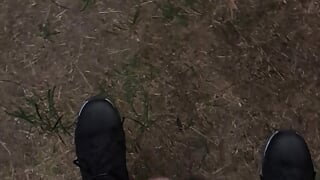 Jerk off Outdoors