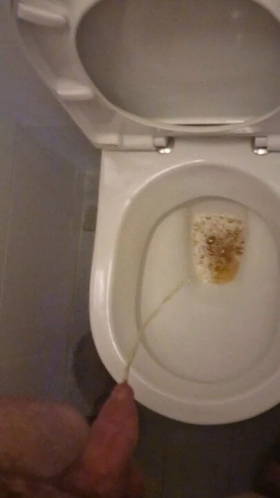 トイレに放尿