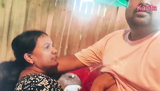Desi Indian Kavita and Tatya fuck in picnic tent