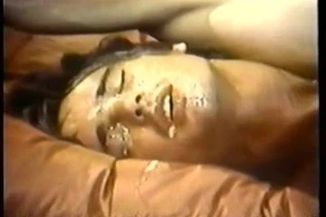 Self Facial Cum in Eye Guy Tongues Own Tip