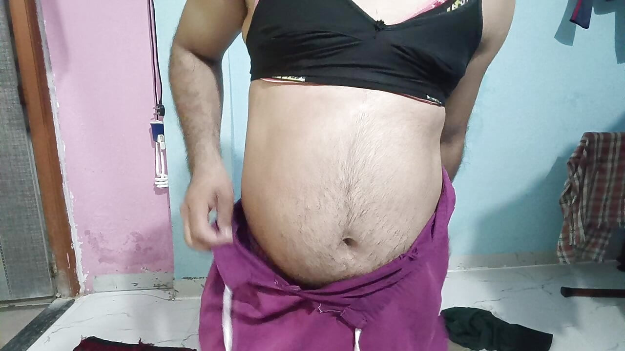 One by one, I put on all my wife's clothes.