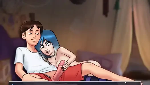 Summertime saga miss dewitt & Helan & eve Animationssammlung [teil 11] Nacktes sexspiel