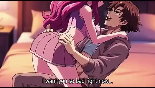 Step brother catches step sister fucking with boyfriend and joins them Threesome