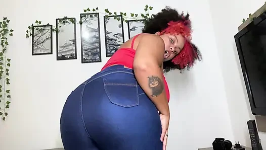 BBW Soda Burp and Fart on Tight Jeans